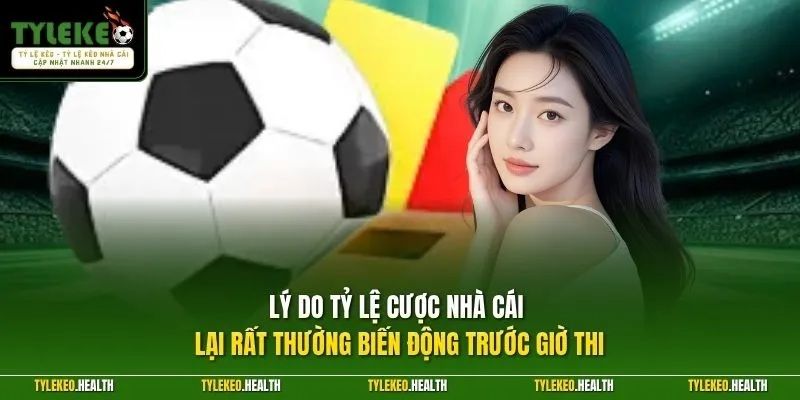 Lý do tỷ lệ cược nhà cái lại rất thường biến động trước giờ thi